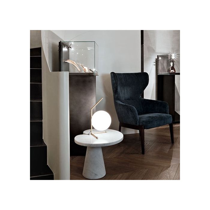 Lampe à poser IC T1 Low de Michael Anastassiades - Flos-Chrome-The Woods Gallery