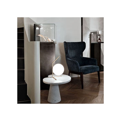 Lampe à poser IC T1 Low de Michael Anastassiades - Flos-Chrome-The Woods Gallery