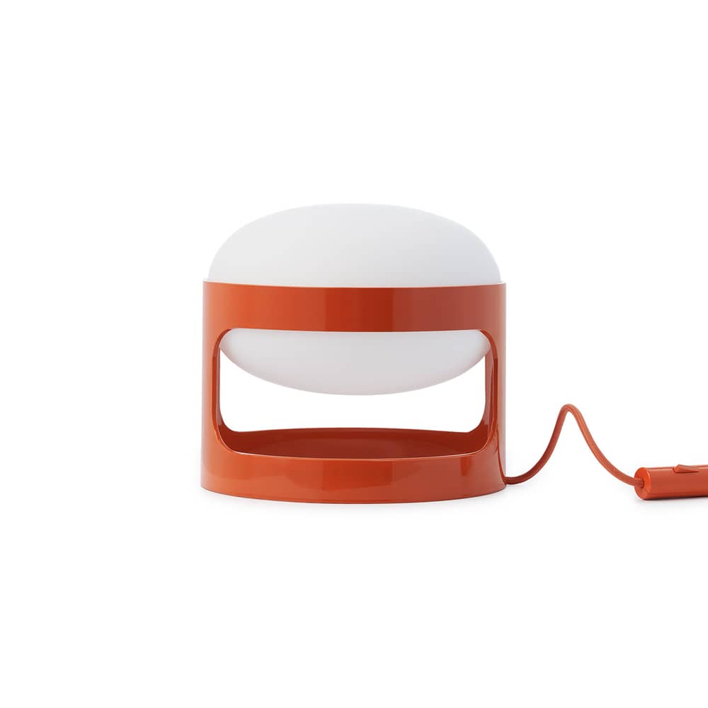 Lampe à poser KD28 de Joe Colombo - Kartell-Orange-The Woods Gallery