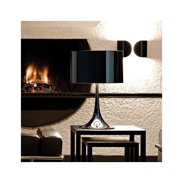 Lampe à poser Spun Light T1 de Sebastian Wrong - Flos-Noir-The Woods Gallery