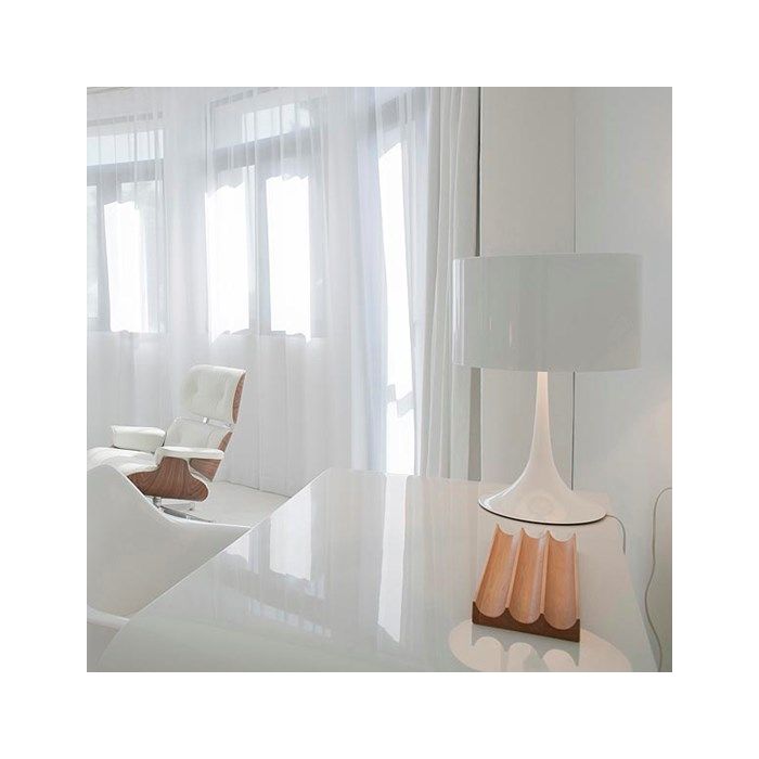 Lampe à poser Spun Light T2 - Flos-Blanc-The Woods Gallery