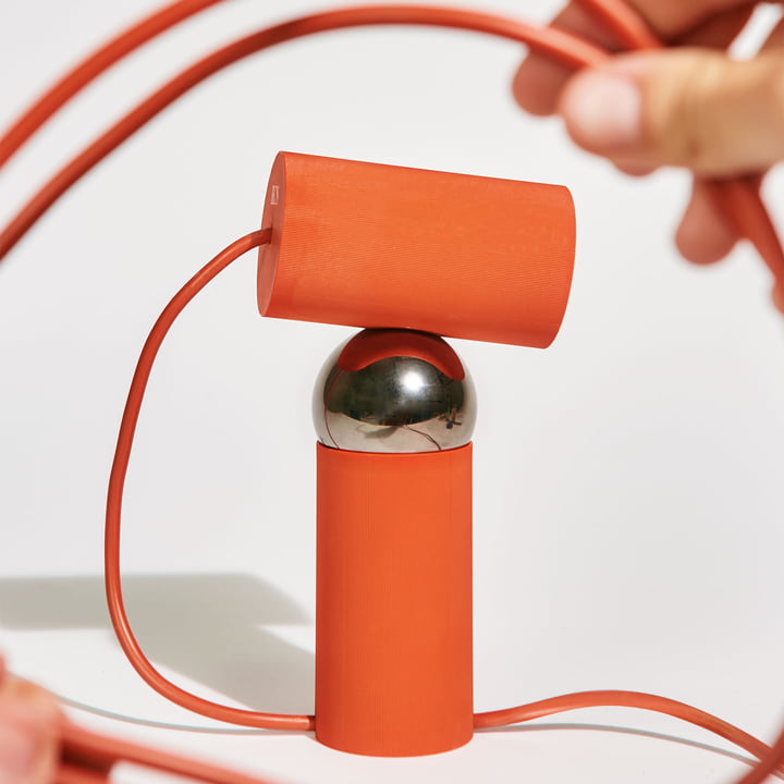 Lampe de table Bilboquet de Philippe Malouin - Flos-Orange-The Woods Gallery