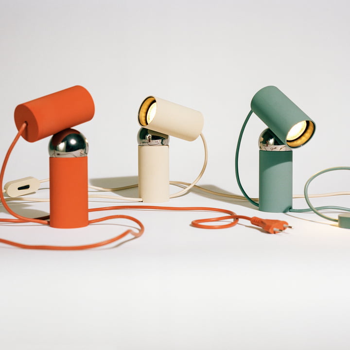 Lampe de table Bilboquet de Philippe Malouin - Flos-Orange-The Woods Gallery