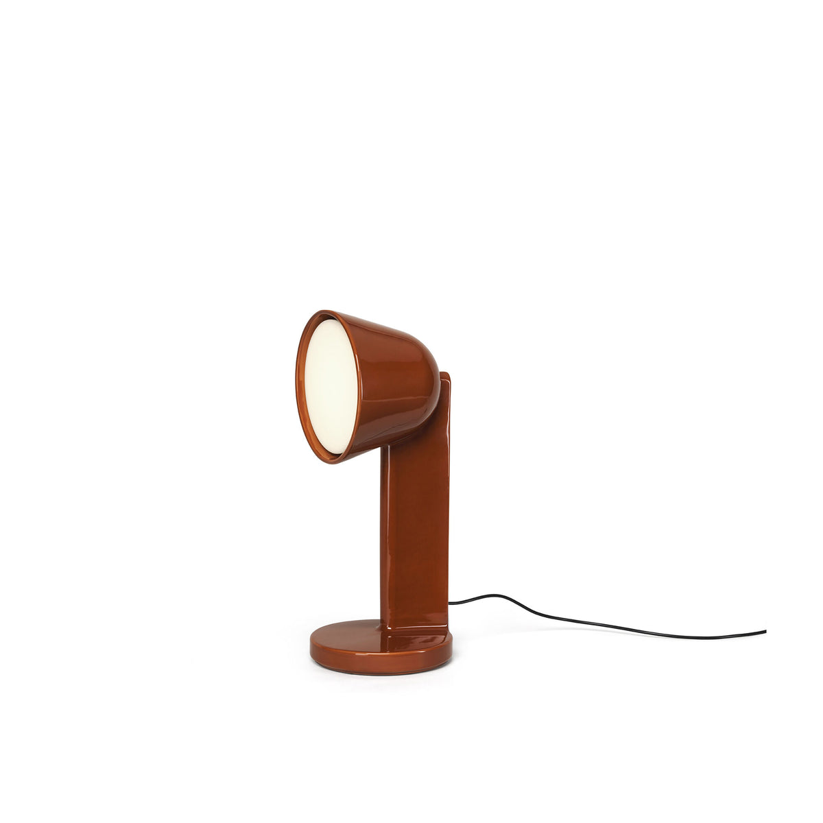 Lampe de table Céramique Side de Ronan Bouroullec - Flos-Rouge rouille-The Woods Gallery