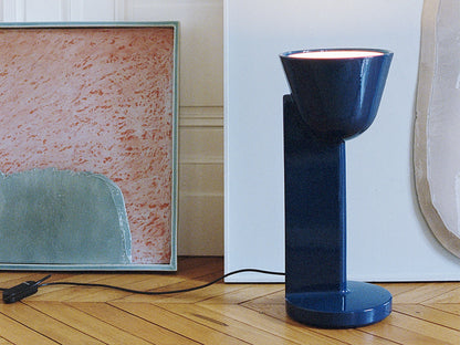 Lampe de table Céramique Up de Ronan Bouroullec - Flos-Bleu navy-The Woods Gallery