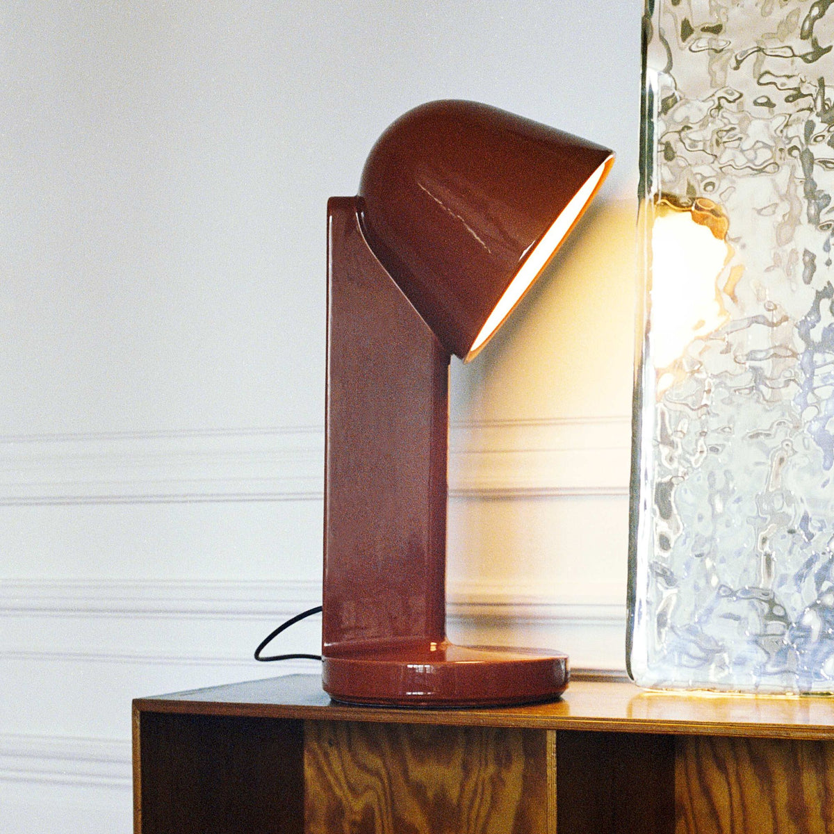 Lampe de table Céramique Up de Ronan Bouroullec - Flos-Bleu navy-The Woods Gallery