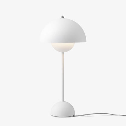 Lampe de table Flowerpot VP3 de Verner Panton - &amp;Tradition-Blanc mat-The Woods Gallery