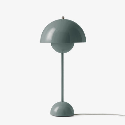 Lampe de table Flowerpot VP3 de Verner Panton - &amp;Tradition-Bleu pierre-The Woods Gallery
