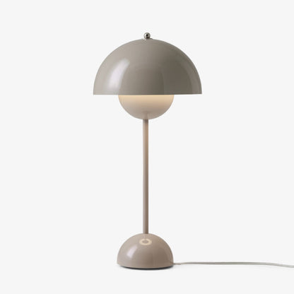 Lampe de table Flowerpot VP3 de Verner Panton - &amp;Tradition-Gris beige-The Woods Gallery