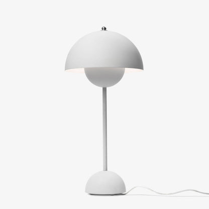 Lampe de table Flowerpot VP3 de Verner Panton - &amp;Tradition-Gris clair mat-The Woods Gallery