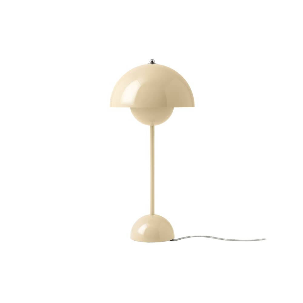 Lampe de table Flowerpot VP3 de Verner Panton - &amp;Tradition-Ivoire-The Woods Gallery