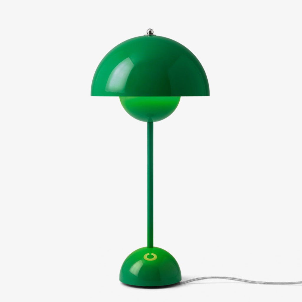 Lampe de table Flowerpot VP3 de Verner Panton - &Tradition-Swim Blue-The Woods Gallery