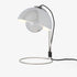 Lampe de table Flowerpot VP4 de Verner Panton - &Tradition-Chromé-The Woods Gallery