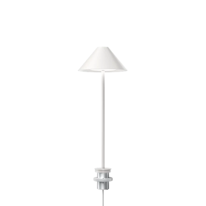 Lampe de table Keglen - Louis Poulsen-Blanc-Tige ø40-The Woods Gallery