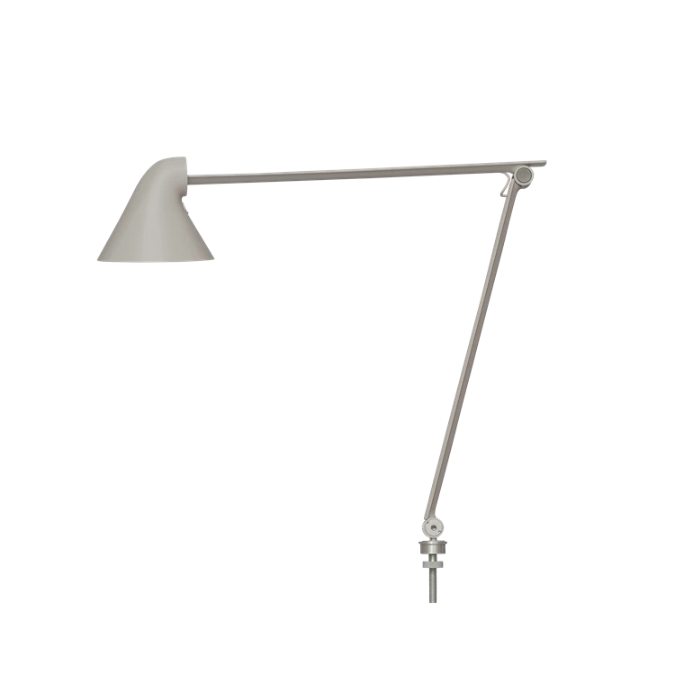 Lampe de table NJP - Louis Poulsen-Gris aluminium clair-Tige ø10-The Woods Gallery