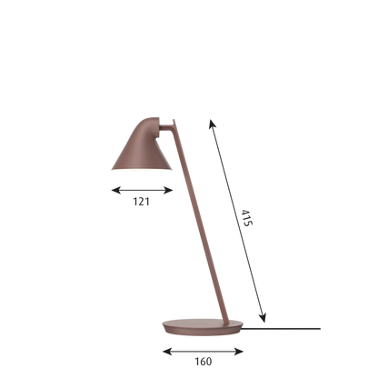 Lampe de table NJP Mini - Louis Poulsen-Noir-The Woods Gallery