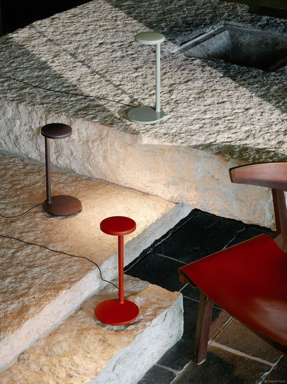 Lampe de table Oblique QI Led de Vincent Van Duysen - Flos-Blanc-The Woods Gallery