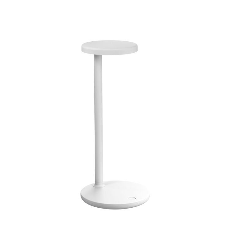 Lampe de table Oblique QI Led de Vincent Van Duysen - Flos-Blanc-The Woods Gallery