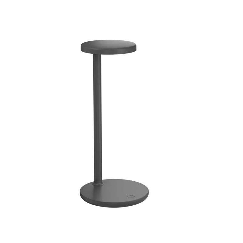 Lampe de table Oblique QI Led de Vincent Van Duysen - Flos-Gris foncé-The Woods Gallery