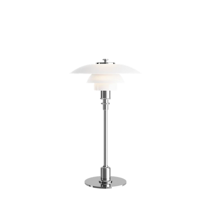 Lampe de table PH 2/1 - Louis Poulsen-Chromé brillant-The Woods Gallery