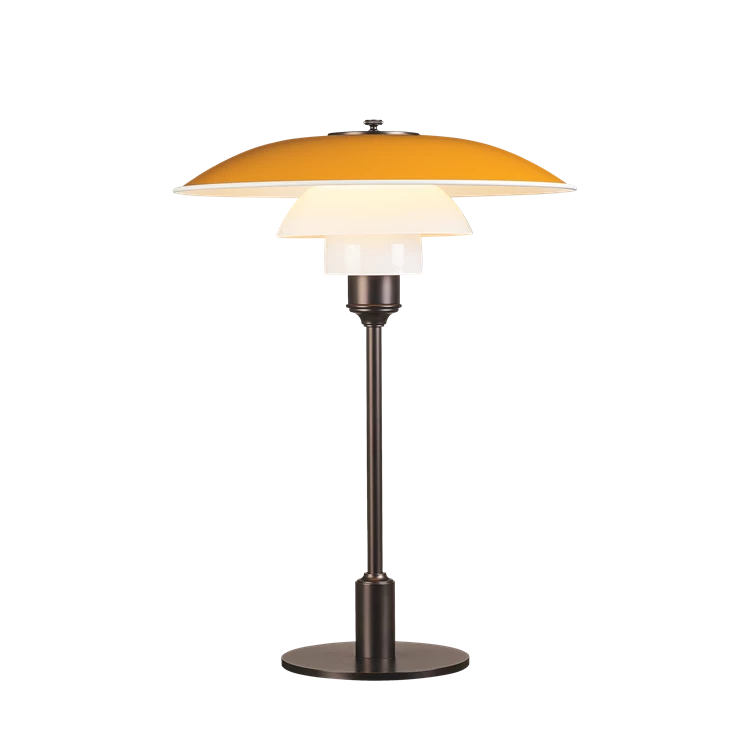 Lampe de table PH 3½-2½ - Louis Poulsen-Jaune-The Woods Gallery
