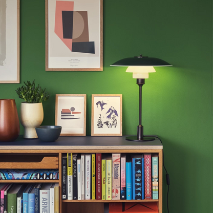Lampe de table PH 3½-2½ - Louis Poulsen-Vert-The Woods Gallery