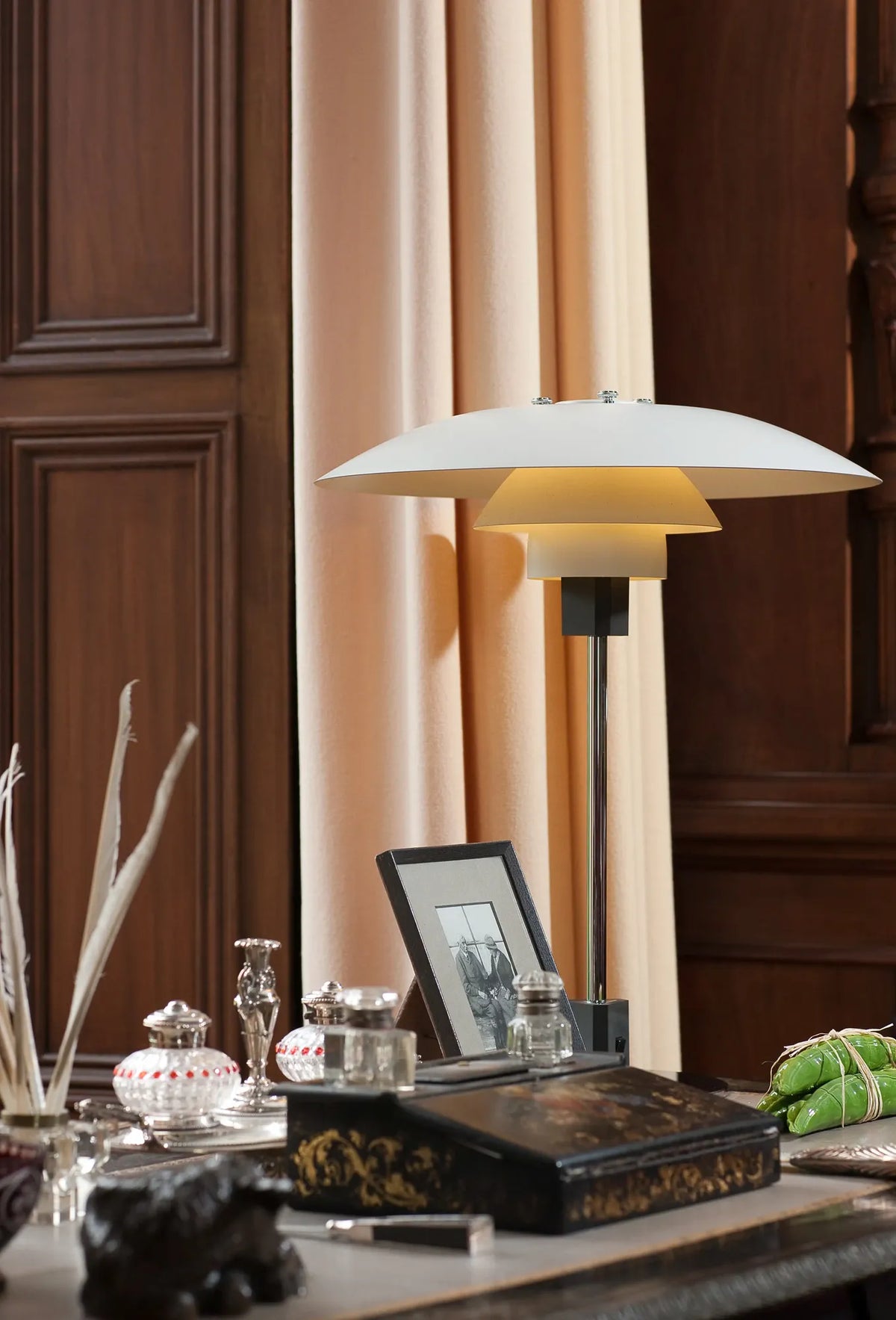 Lampe de table PH 4/3 de Poul Henningsen - Louis Poulsen-Blanc-The Woods Gallery