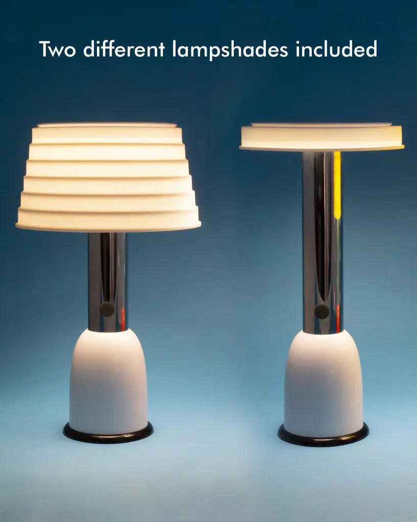 Lampe de table PL3 - George Sowden-Blanc-The Woods Gallery