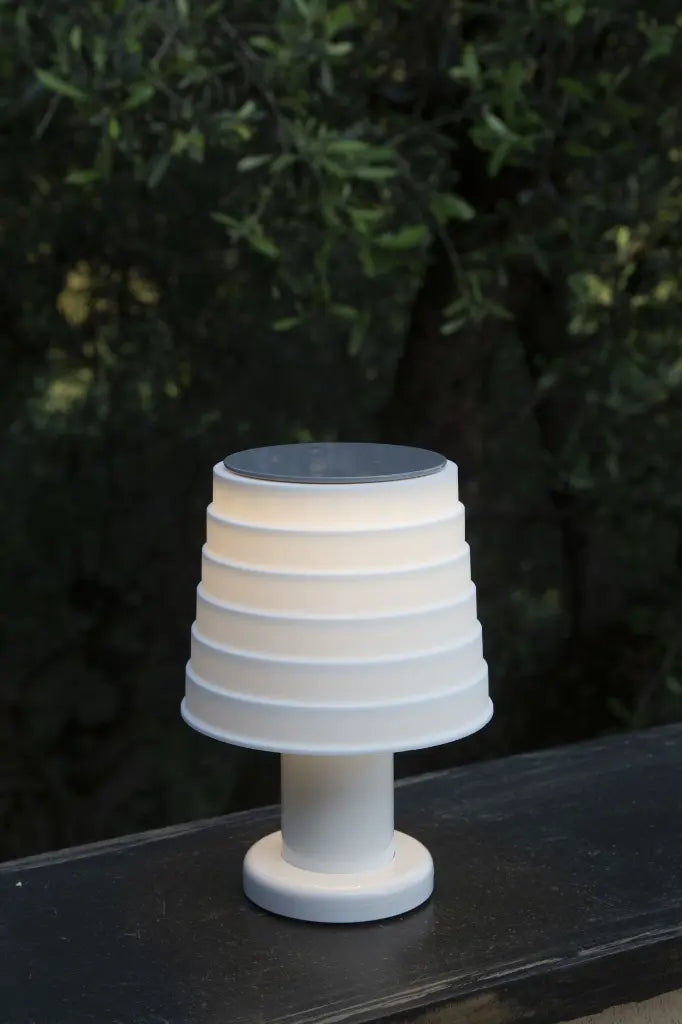 Lampe de table PL5 Blanche - George Sowden-The Woods Gallery