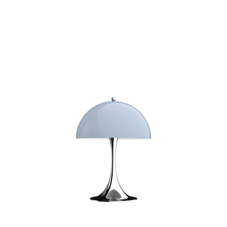 Lampe de table Panthella 250 - Louis Poulsen-Acrylique opale gris-The Woods Gallery