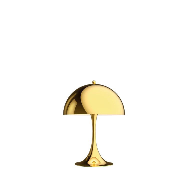 Lampe de table Panthella 250 - Louis Poulsen-Laiton métallisé-The Woods Gallery