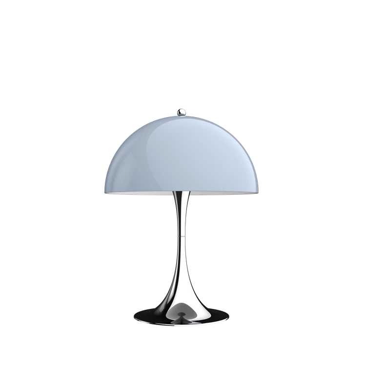 Lampe de table Panthella 320 - Louis Poulsen-Acrylique opale gris-The Woods Gallery