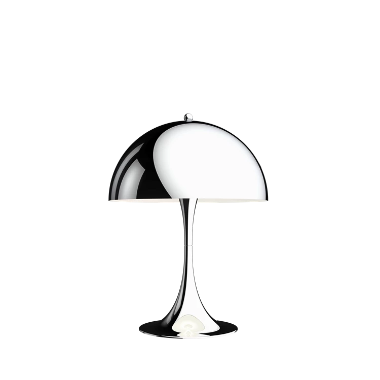 Lampe de table Panthella 320 - Louis Poulsen-Chromé brillant-The Woods Gallery