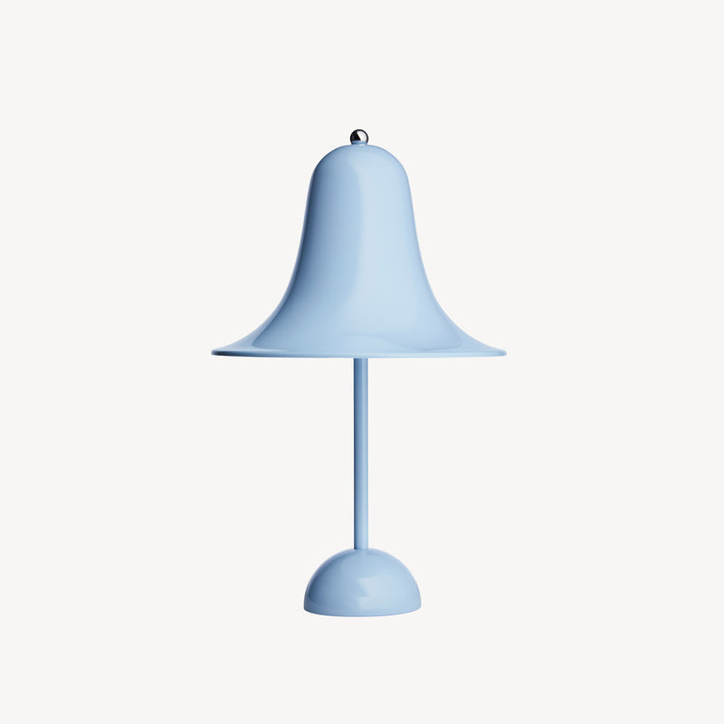 Lampe de table Pantop Ø23 de Verner Panton - Verpan-Bleu clair-The Woods Gallery