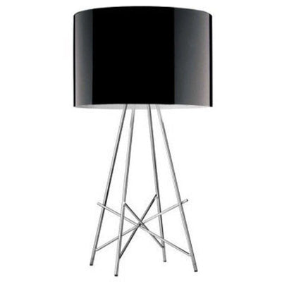 Lampe de table Ray T de Rodolfo Dordoni - Flos-Noir-The Woods Gallery