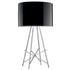 Lampe de table Ray T de Rodolfo Dordoni - Flos-Noir-The Woods Gallery