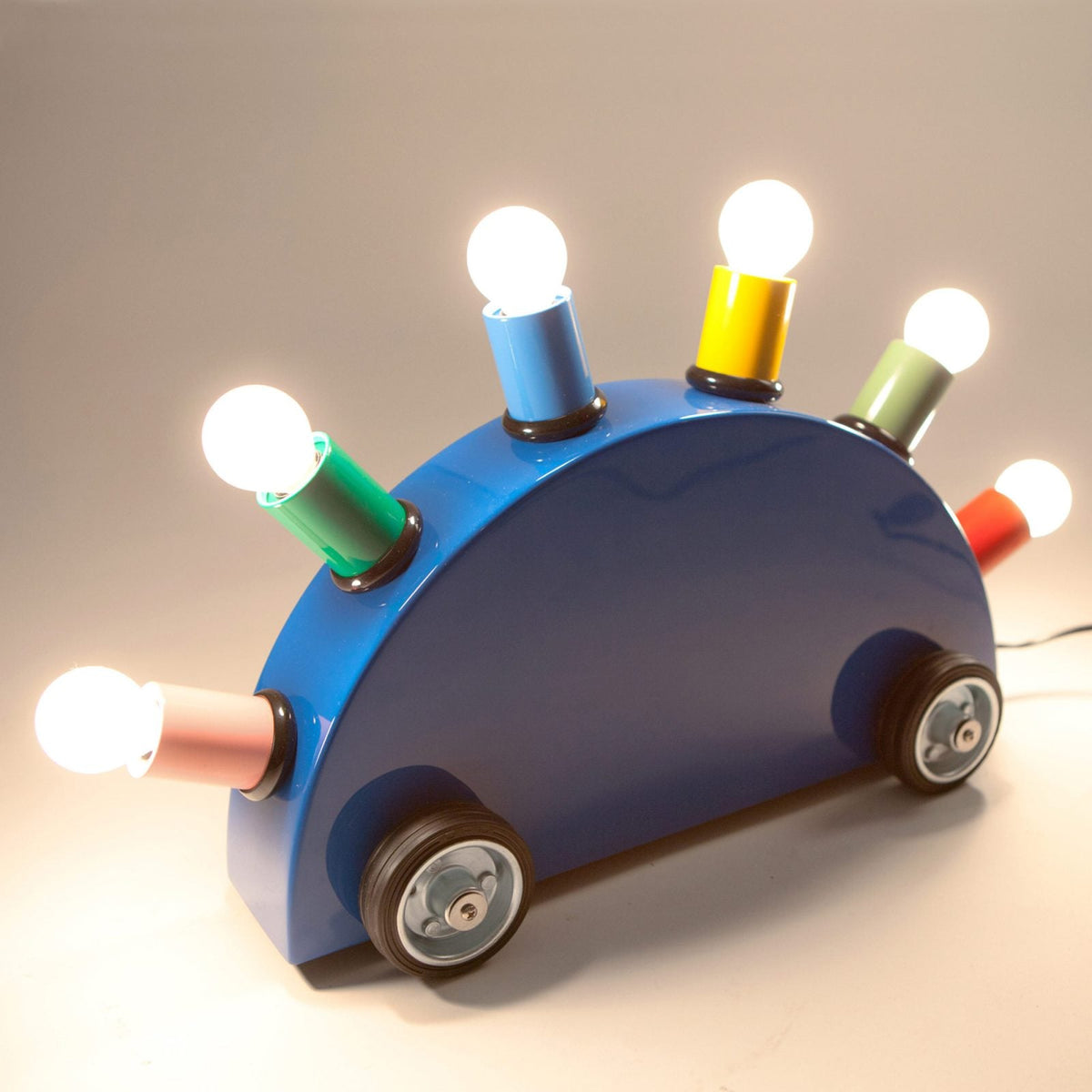 Lampe de table Super par Martine Bedin / 1981 - Memphis Milano-Bleu-The Woods Gallery