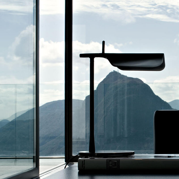 Lampe de table Tab T - Flos-Noir-The Woods Gallery