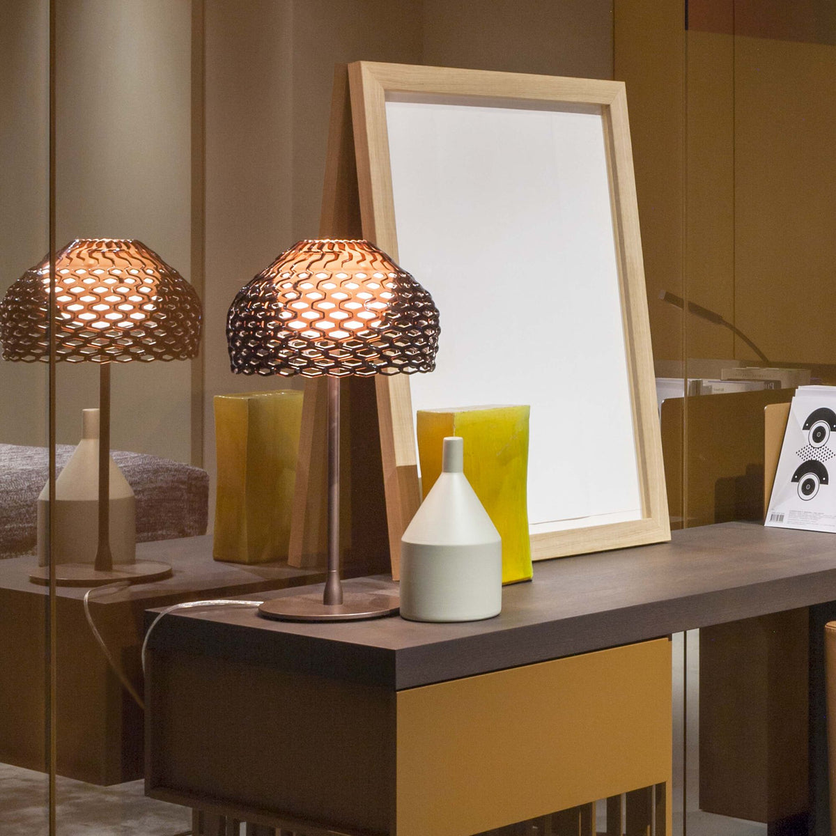 Lampe de table Tatou T1 de Patricia Urquiola - Flos-Blanc-The Woods Gallery