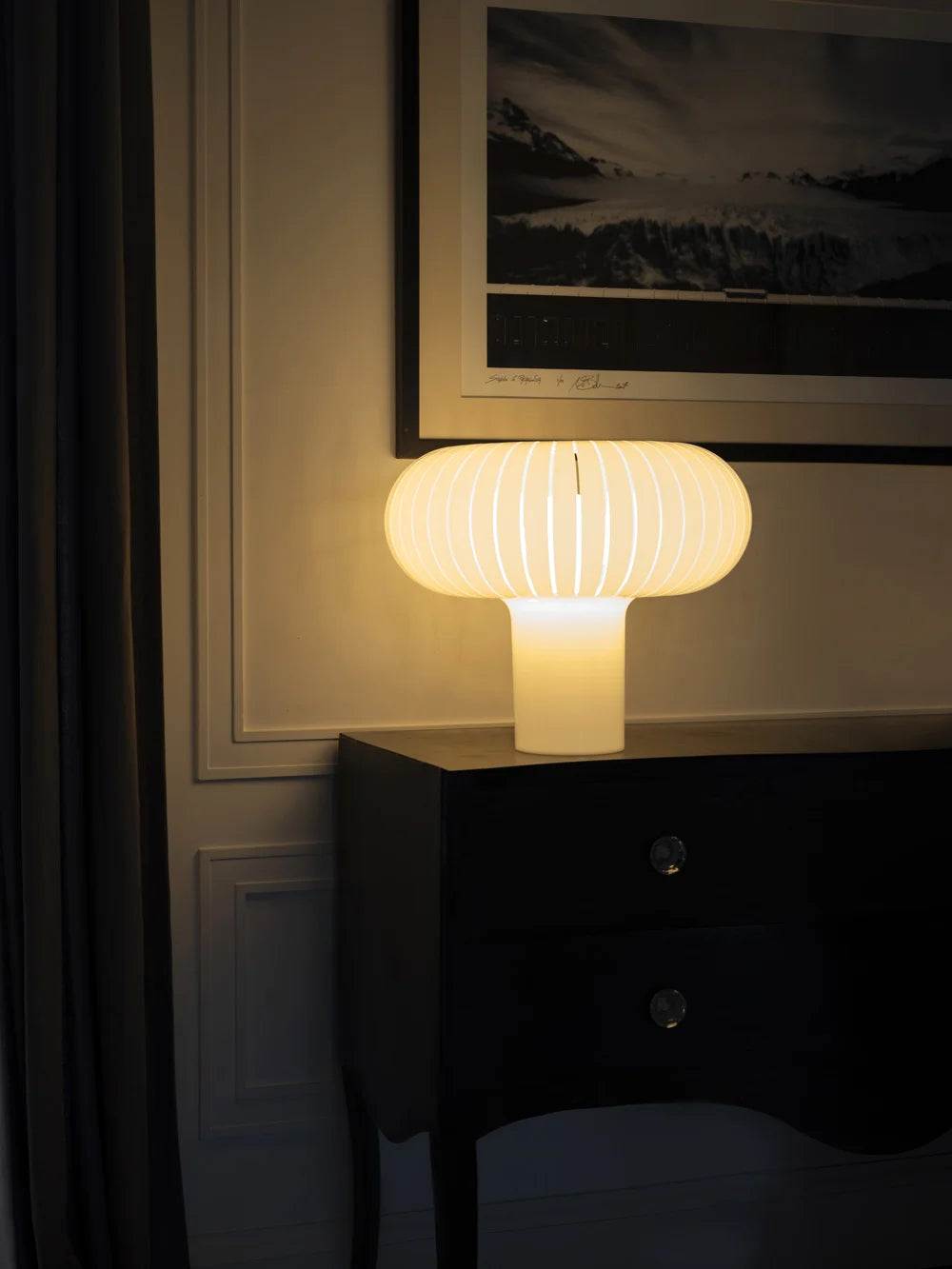 Lampe de table Teresa de Ferruccio Laviani - Kartell-Noir-The Woods Gallery