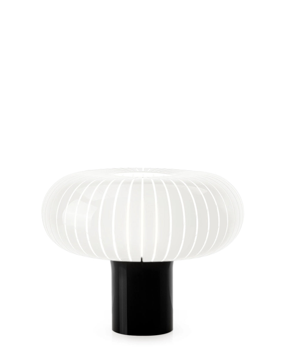 Lampe de table Teresa de Ferruccio Laviani - Kartell-Noir - blanc-The Woods Gallery