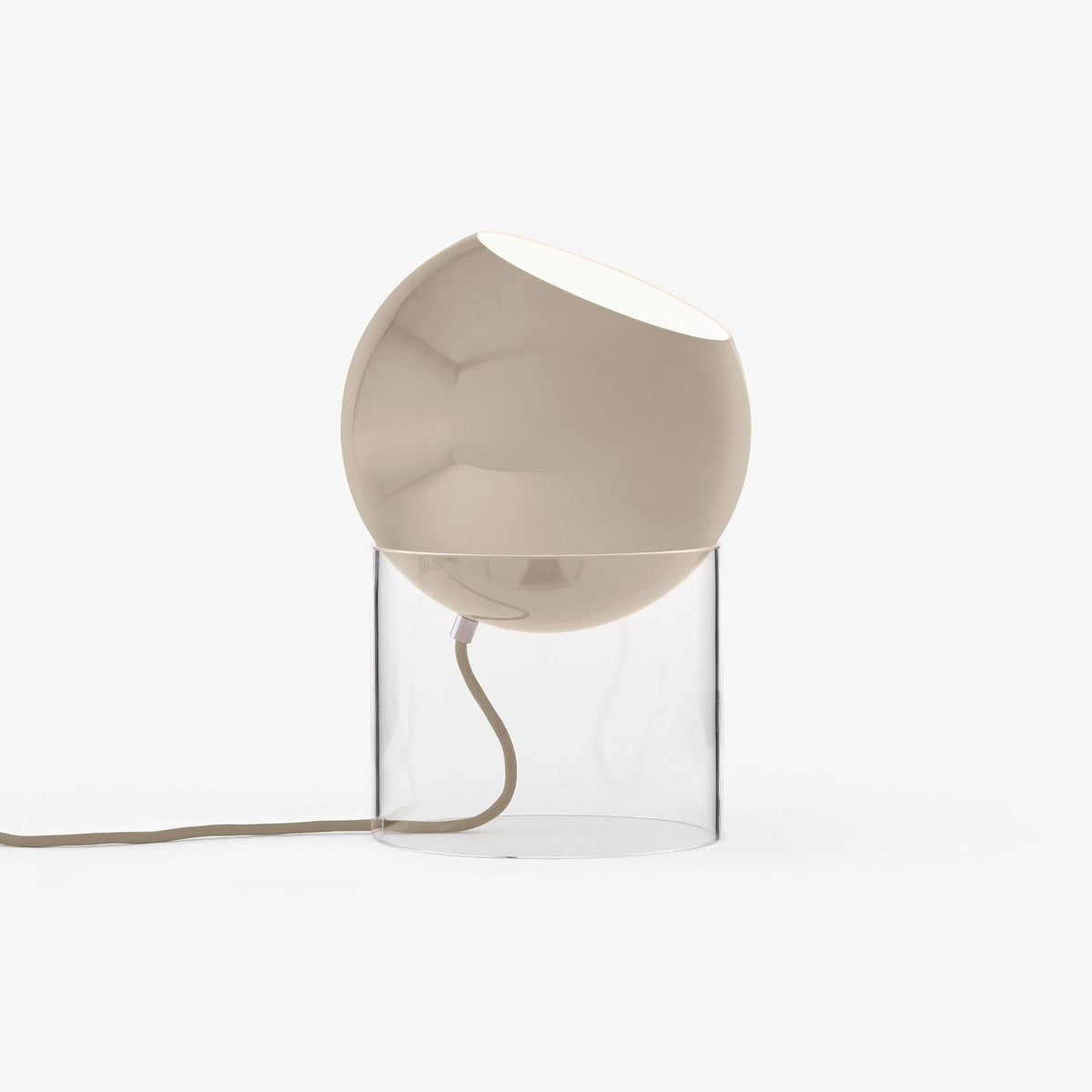 Lampe de table Topan VP13 H 31 cm - Verner Panton-Gris beige-The Woods Gallery