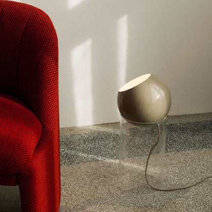 Lampe de table Topan VP14 H 46 cm - Verner Panton-Rouge vermillon-The Woods Gallery
