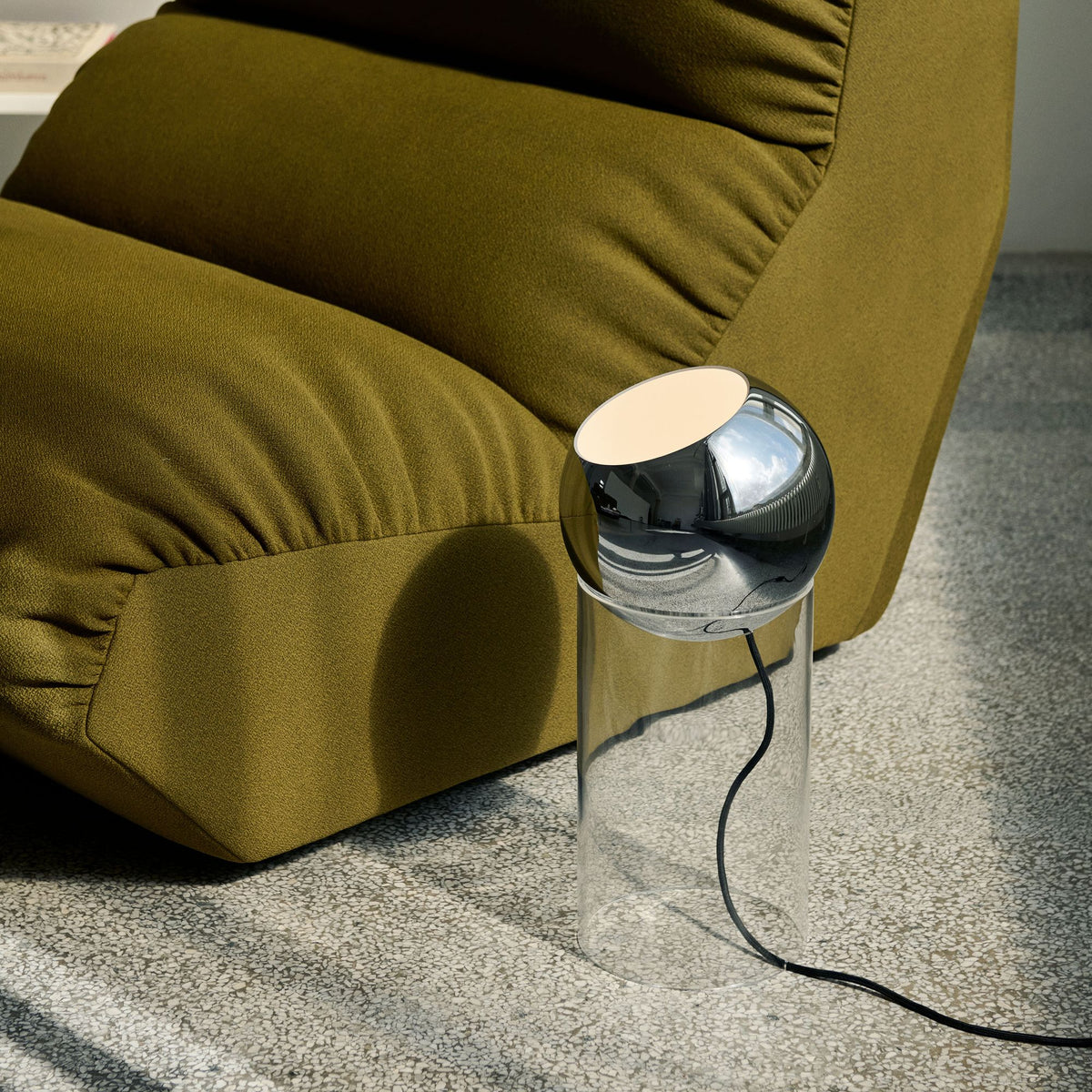 Lampe de table Topan VP14 H 46 cm - Verner Panton-Rouge vermillon-The Woods Gallery
