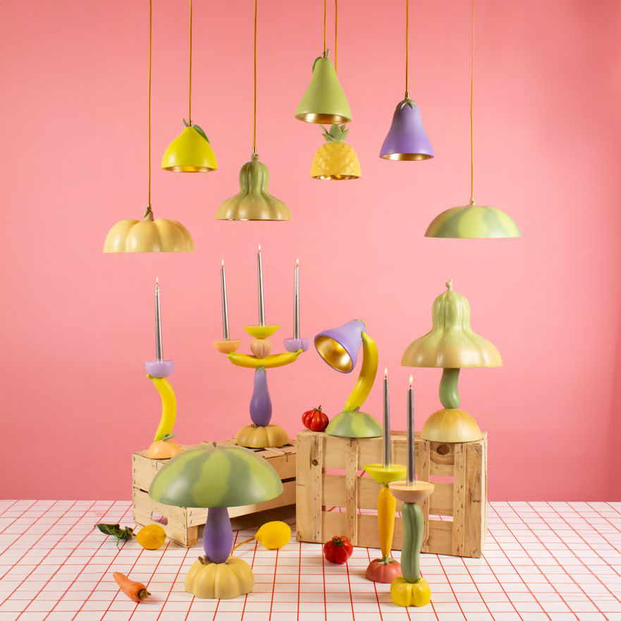 Lampe de table Vitamin Pastèque de Marcantonio - Seletti-The Woods Gallery