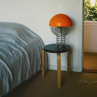 Lampe de table Wire Ø 30 cm de Verner Panton - Verpan-Blanc-The Woods Gallery