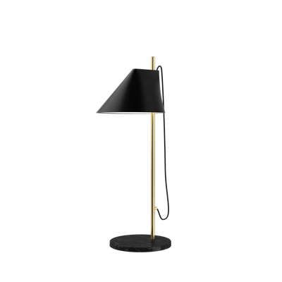 Lampe de table Yuh - Louis Poulsen-Noir et laiton-The Woods Gallery