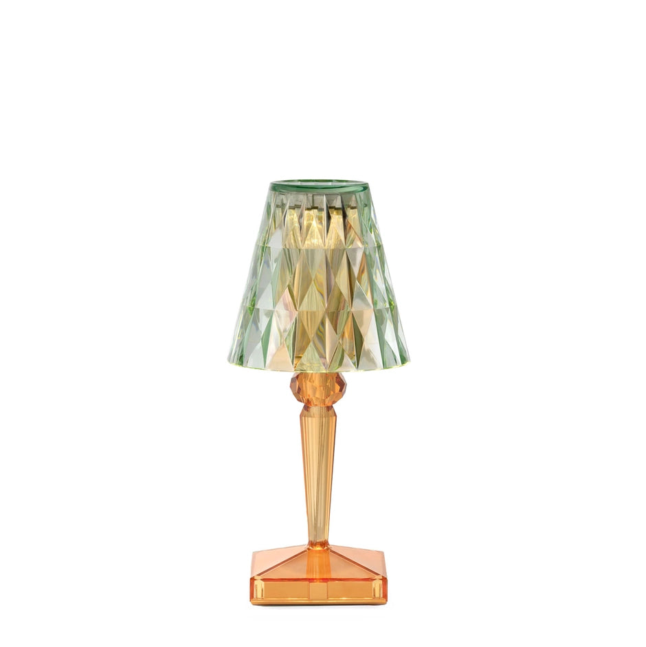 Lampe nomade Battery de Ferruccio Laviani - Kartell-Vert Orange-The Woods Gallery