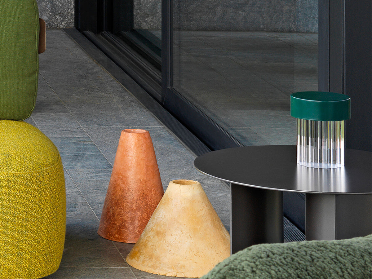 Lampe portable Last Order Fluted de Michael Anastassiades - Flos-Cuivre satiné-The Woods Gallery