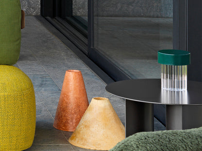 Lampe portable Last Order Fluted de Michael Anastassiades - Flos-Cuivre satiné-The Woods Gallery